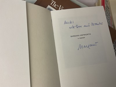 Lot 1638 - Collection of signed books, the majority hardback and first editions