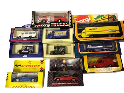 Lot 1925 - Selection of diecast Matchbox, Corgi & other makers, loose & boxed (1 box)