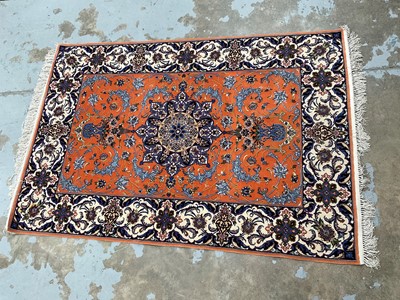 Lot 1586 - Part silk Isfaghan