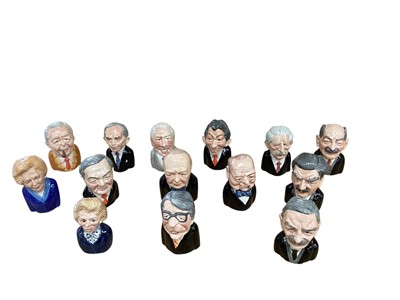 Lot 1238 - Collection of 14 Bairstow Manor Collectables British Prime Ministers, limited edition of 1500