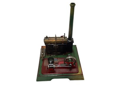 Lot 1938 - Stationary steam engine with burner and chimney (1)
