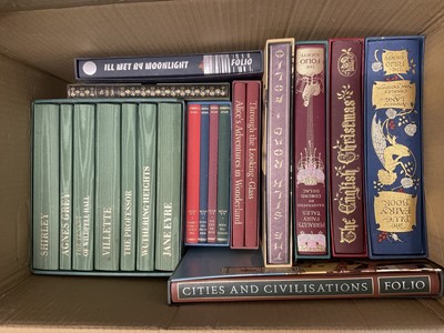Lot 1637 - Collection of Folio Society books, 1 box