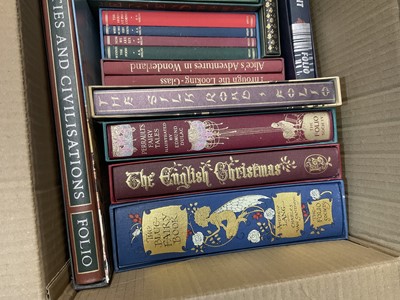 Lot 1637 - Collection of Folio Society books, 1 box