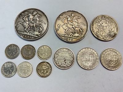 Lot 496 - G.B. - Mixed silver coins