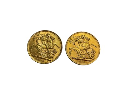 Lot 510 - G.B. - Gold Sovereigns George V 1912 x 2 AEF (2 coins)