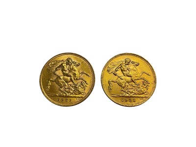 Lot 519 - G.B. - Gold Sovereigns George V 1931SA x 2 EF (2 coins)