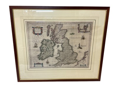 Lot 921 - Willem Janszoon Blaeu (Dutch 1571-1638): 'Magnae Britanniae et Hiberniae Tabula'