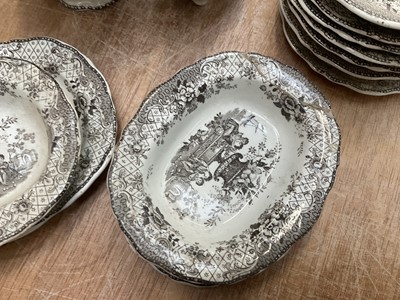 Lot 1315 - Victorian dolls house dinner service