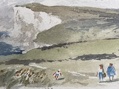 Lot 111 - Hugh Casson (1910-1999) limited edition print - Tennyson Down, Isle of Wight, numbered 272 of 500, signed in pencil, 22cm x 29cm, in glazed frame
