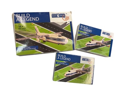 Lot 2034 - Bright Bricks Build a Legend Volga-Dnepr Airlines AN-124-100, 697 pcs & two 238 pcs, all boxed (3)