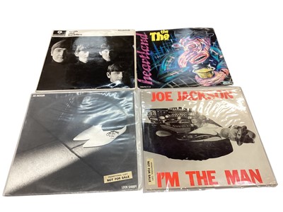 Lot 2327 - Box of LPs and 45s including The Beatles, Simon and Garfunkel, Bob Dylan, T.Rex etc