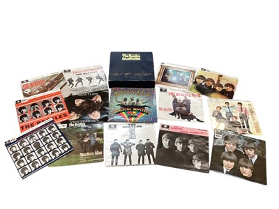 Lot 2330 - Box of Beatles EP's and others - 1 box