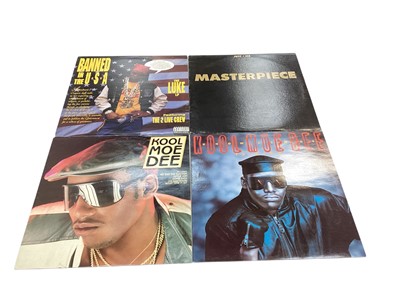Lot 2325 - Collection of hip hop records including The Luke LP, Kool Moe Dee, Just Ice. Fat Boys etc