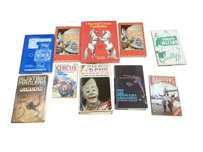 Lot 1794 - Three boxes of circus and magic related books