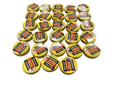 Lot 2615 - Quantity of vintage advertising products Floor/Shoe Polish (70 items) 4 x cards air fresheners, all items with original contents