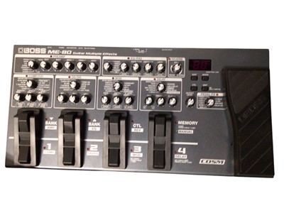 Lot 2264 - Boss ME-80 Bass Multiple Effects Processor Pedal with adaptor (1)