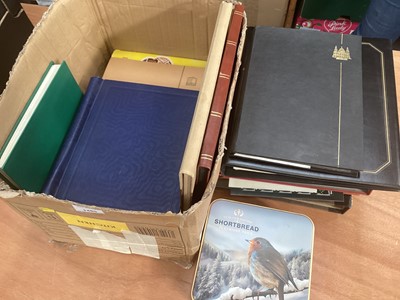 Lot 1489 - Stamps - GB and World Selection in albums and loose including 1951 Festival, high values set m/m, lots of early Queen Elizabeth II commemorative blocks etc