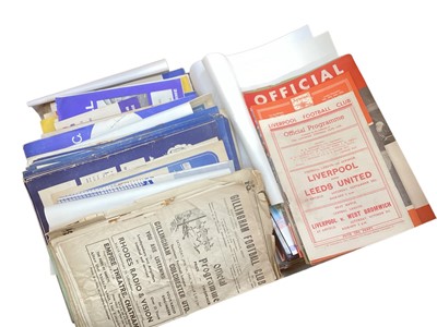 Lot 1490 - Football Programmes good collection of Gillingham Home and Away from 1940s, 1950s, 1960s and later plus some other individual programmes including Arsenal vs Stoke 1947, Liverpool vs Leeds 1946...