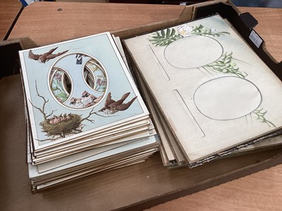 Lot 1510 - Box 60 Victorian and later colour engraved photo mounts
