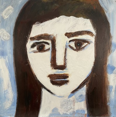 Lot 62 - Peter McCarthy (contemporary) oil on canvas, head, signed, 65 x 61cm