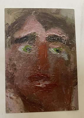 Lot 62 - Peter McCarthy (contemporary) oil on canvas, head, signed, 65 x 61cm