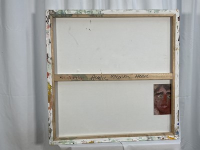 Lot 62 - Peter McCarthy (contemporary) oil on canvas, head, signed, 65 x 61cm