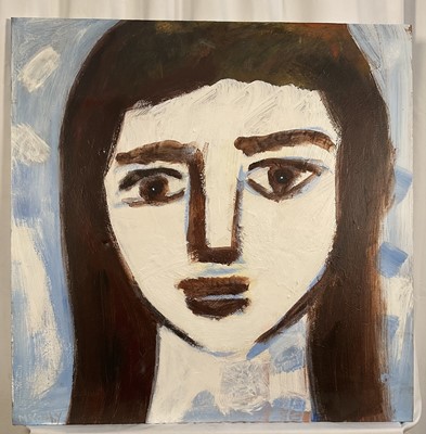 Lot 62 - Peter McCarthy (contemporary) oil on canvas, head, signed, 65 x 61cm