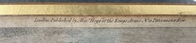 Lot 60 - 18th century hand coloured engraving - 'A Fortified town called Ahippah,.. Tolaga,.. New Zealand', pub. London, possibly 1785, by Alexander Hogg, 33cm x 22cm, in glazed frame