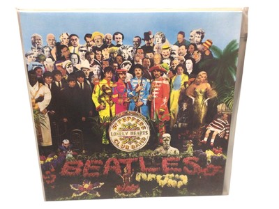 Lot 2291 - Selection of LPs including new pressings The Beatles, Neil Young, Rolling Stones, Radiohead, Marvin Gaye and Elton John