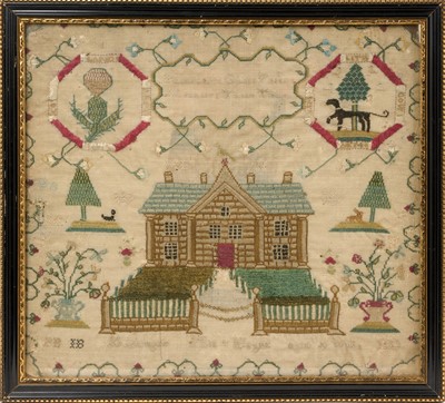 Lot 960 - Early 19th century Scottish sampler