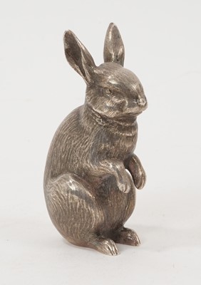 Lot 886 - Silver rabbit
