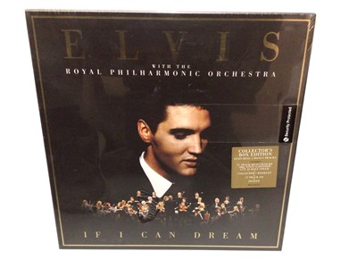 Lot 2296 - Mixed box LPs including Elvis Presley Box Set, Public Image, Lou Reed, Patti Smith, Sneaker Pimps, The Sisters of Mercy and Silverfish