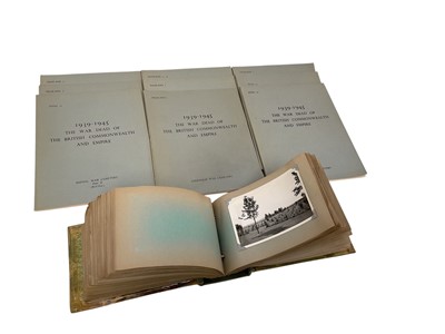 Lot 740 - Second World War Memorial Register, 1939 - 1945 The War Dead of The British Commonwealth and Empire, 9 volumes, Kanchanaburi War Cemetery, Imphal War Cemetery, Kohima War Cemetery and Chungkai W...