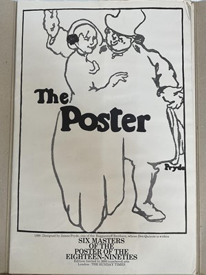Lot 54 - Set of six limited edition lithographs, 'Six Masters of the Poster of the Eighteen Nineties', published by The Sunday Times, all numbered from an edition of 2000, total sheet size 76 x 49cm
