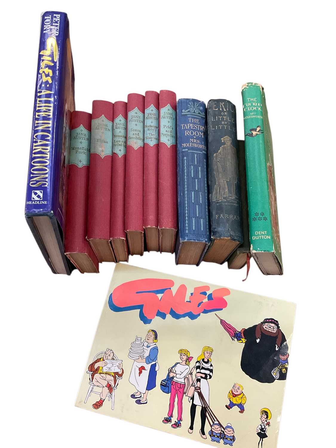 Lot 1620 - Set of Jane Austen works, signed Giles and Winnie the Pooh books