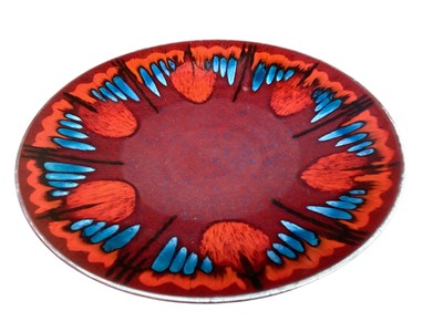 Lot 1265 - Poole pottery exodus pattern charger, 42cm diameter