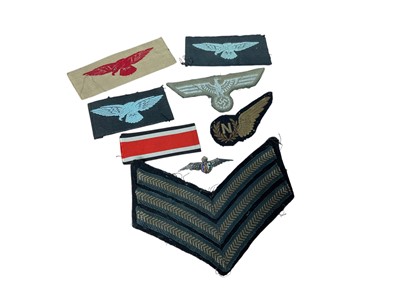 Lot 27 - Scarce Second World War Caterpillar Club badge and related ephemera to W/O. Harold 'Harry' William Paar.
