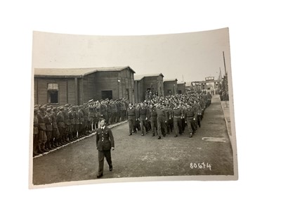 Lot 27 - Scarce Second World War Caterpillar Club badge and related ephemera to W/O. Harold 'Harry' William Paar.