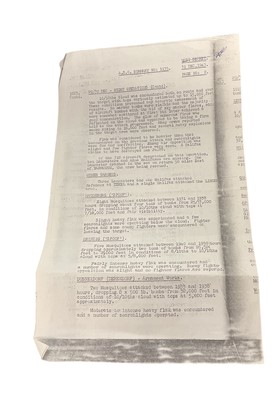 Lot 27 - Scarce Second World War Caterpillar Club badge and related ephemera to W/O. Harold 'Harry' William Paar.