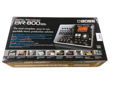 Lot 2314 - BOSS BR 800 Digital recorder boxed and unused