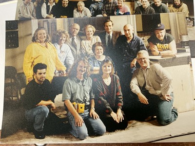 Lot 1448 - Keeping up Appearances - material relating to the popular long-running BBC sit-com (1990-1995) including embossed publicity flyer and private photos of the cast. Provenance