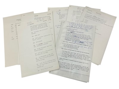 Lot 1441 - Collection of six original 1960s scripts from The Frost Show
