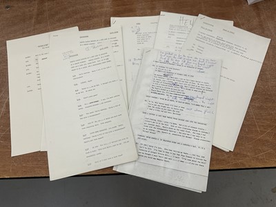 Lot 1441 - Collection of six original 1960s scripts from The Frost Show