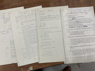 Lot 1441 - Collection of six original 1960s scripts from The Frost Show