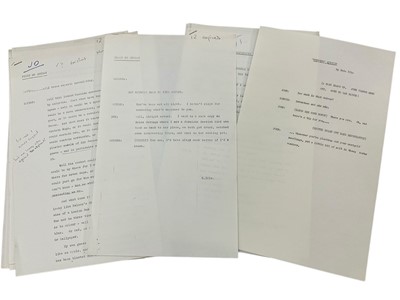 Lot 1442 - Eleven 1960s scripts for The Frost Report by Eric Idle, sketches starring Ronnie Barker, Ronnie Corbett, John Cleese, Josephine Tewson, Roy Kinnear. Provenance: Josephine Tewson Collectio...