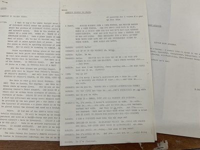 Lot 1442 - Eleven 1960s scripts for The Frost Report by Eric Idle, sketches starring Ronnie Barker, Ronnie Corbett, John Cleese, Josephine Tewson, Roy Kinnear. Provenance: Josephine Tewson Collectio...