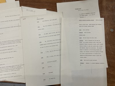 Lot 1444 - Group of five 1960s scripts for The Frost Report, written by members of Monty Python