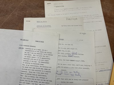 Lot 1444 - Group of five 1960s scripts for The Frost Report, written by members of Monty Python