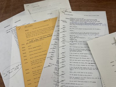 Lot 1444 - Group of five 1960s scripts for The Frost Report, written by members of Monty Python