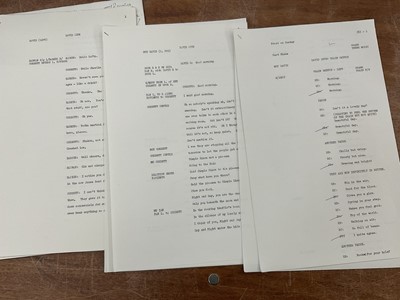 Lot 1445 - Collection of 25 original sketches from Frost on Sunday, authors unknown, the performers including Ronnie Barker, Ronnie Corbett, Josephine Tewson and others, some annotated